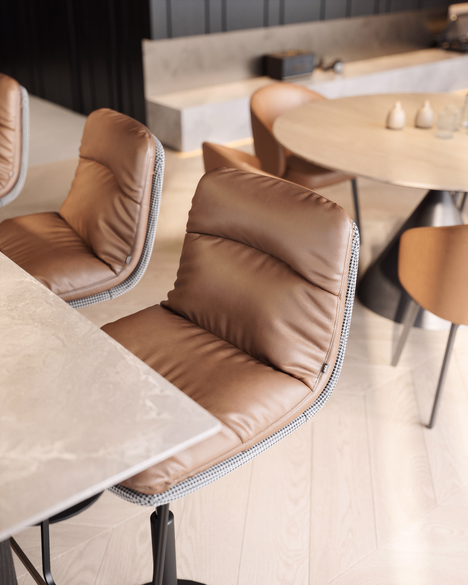 Renaissance Riga living room 3D render, view 9